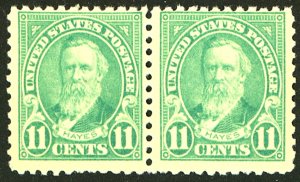 U.S. #563 MINT PAIR OG NH