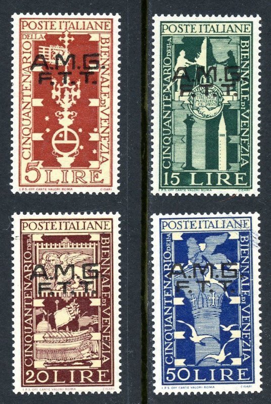 AMG Free Territory of Trieste (FTT) Scott 36-39 MNH Set