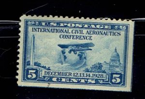 US SCOTT#650 1928 AERONAUTICAL CONFERENCE - MNH