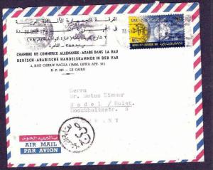 UAR - EGYPT 1952 Science, Climate, Meteorology, UN, Meterological Day Cover T...