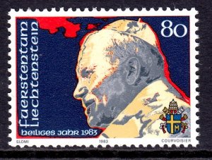 Liechtenstein 1983 Pope John Paul Mint MNH SC 766