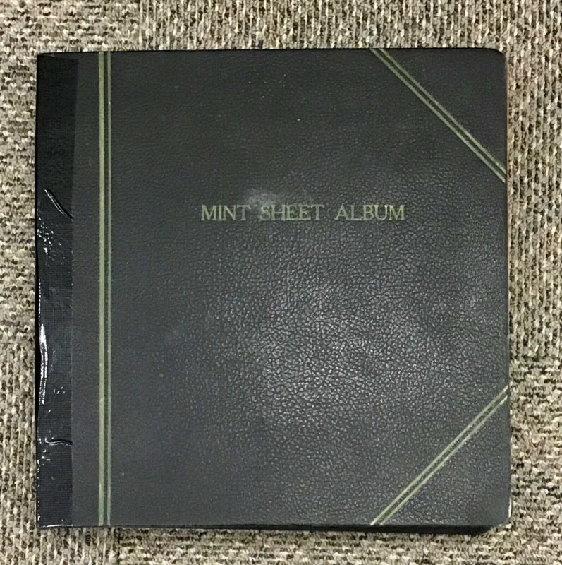 Used mint sheet album