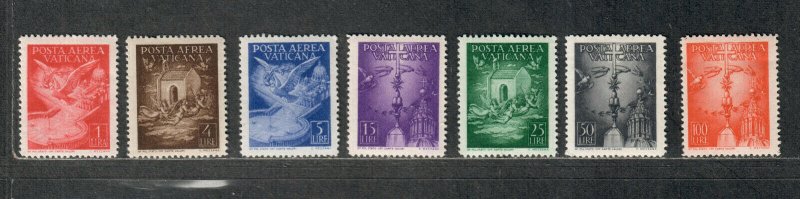 Vatican City Sc#c9-15 M/NH/VF, Cv. $50.75