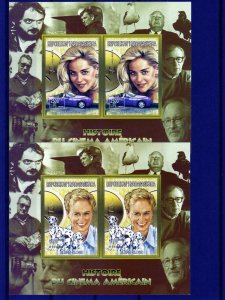 Madagascar 1999 History of American Cinema (9)S/S Collectives MNH Sc#1414A