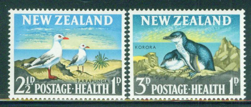 New Zealand Scott B67-8 1964 Bird set MH* 