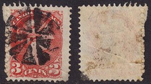 Canada - 1888 - Scott #41 - used - Queen Victoria -  cork cancel