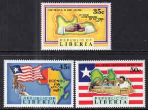 Liberia 1148-1150 MNH VF