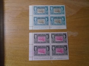 Liberia  #  335    MNH   Blocks   2  different colors  O/P  Specimen