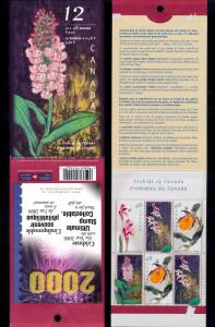 [62755] Canada 1999 Flora Flowers Blumen Orchids Booklet MNH
