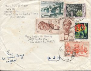 Ouagadougou, Upper Volta to San Diego, Ca 1955 (48884)