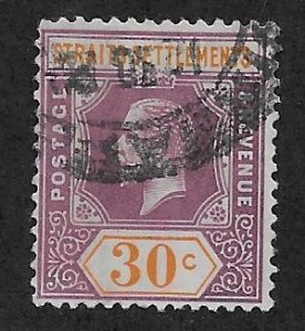 STRAITS SETTLEMENTS SC# 162  F/U