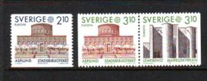 Sweden Sc 1628-0 1987 Europa stamp set mint NH