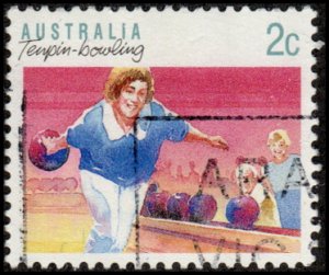 Australia 1107a - Used - 2c Bowling (Perf 13.25x13.75) (1991)