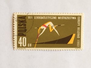 Poland–1962–Single “Sports” stamp–SC# 1079 - CTO