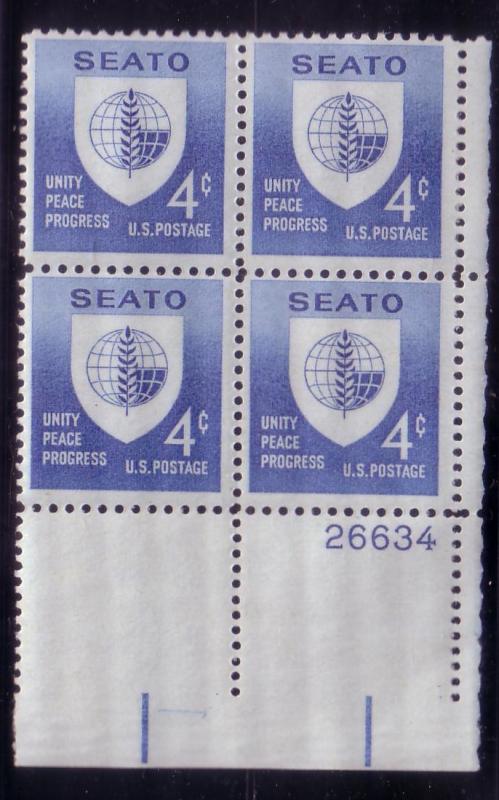 US Plt Blk Sc# 1151 SEATO MNH #26634 LR 