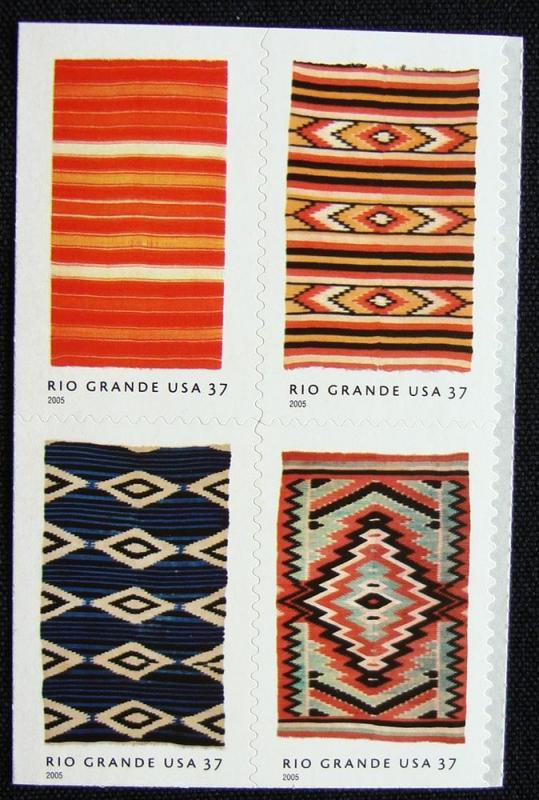 US #3926-3929 MNH Block of 4, Rio Grande Blankets SCV $3.00 