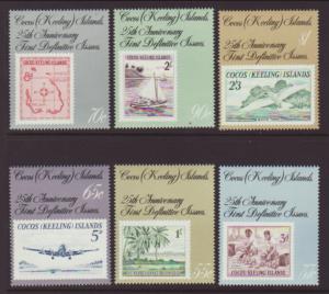 Cocos Keeling Islands 177-182 Stamp on Stamp MNH VF