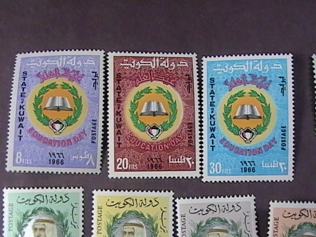 KUWAIT # 294-324-MINT/NEVER HINGED & MINT/HINGED---9 COMPLETE SETS---1966