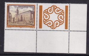 Austria  #1470   MNH   1992  monasteries 12s