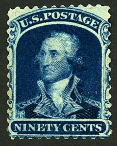 U.S. #39 MINT REPERFED REGUMMED