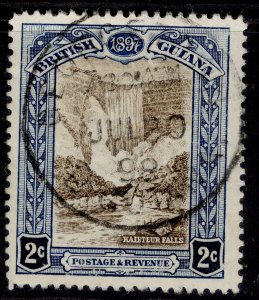 BRITISH GUIANA QV SG217, 2c brown & indigo, FINE USED. CDS