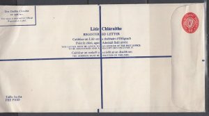 Ireland - Unused 55p Registered Envelope