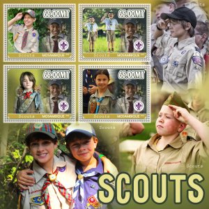 Stamps. Scouts 2024 year 1+1 sheets perforated  NEW