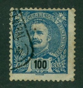 Portugal 1885 #124 U SCV(2024) = $0.50