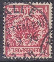 Germany sc#48 1889 10p Eagle used