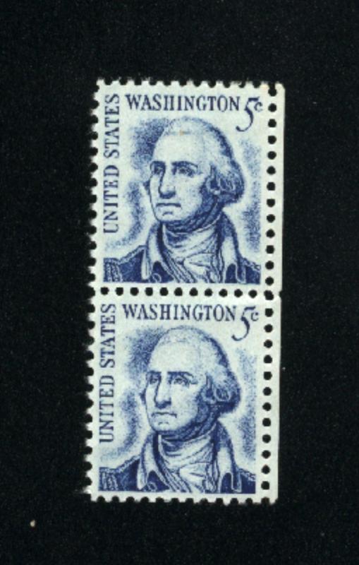 USA #1283  Mint NH pair 1965-78 PD .13