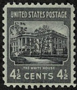 1938 United States Scott Catalog Number 809 Unused Hinged