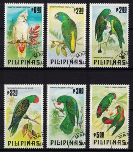 PHILIPPINES 1984 - Parrots / complete set