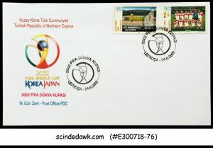 TURKEY - 2002 FIFA WORLD CUP KOREA JAPAN / SOCCER - 2V FDC