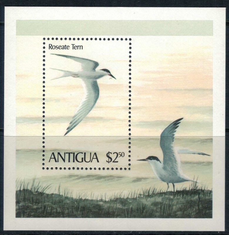 Antigua #591* NH  CV $7.50  Roseate Tern Souvenir sheet