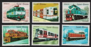 Guinea-Bissau Trains Railway Locomotives 6v 1997 MNH SG#1111-1116