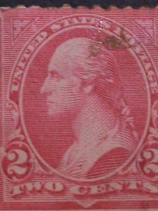 ​UNITED STATES 1890 SC#220 GEORGE WASHINGTON MH- DAMAGE GUM-VERY FINE-.