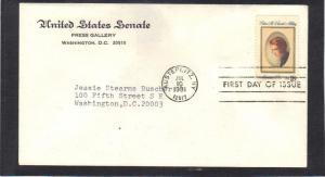 Senate 1926 18c Edna Millay FDC (No Cachet-Typed/A) CV39670