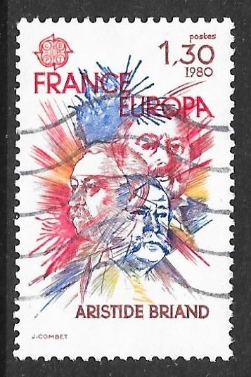 France 1699: 1.30f C.E.P.T.- Aristide Briand (1862-1932), used, VF