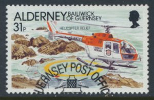 Alderney  SG A50  SC# 63 Birds Ships Used First Day Cancel - as per scan