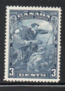 Canada Sc 208 1934 400th Anniversary Cartier's arrival stamp mint NH