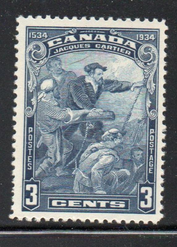 Canada Sc 208 1934 400th Anniversary Cartier's arrival stamp mint NH
