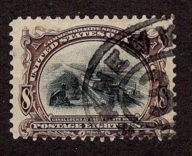 US #298 Eight Cent Pan-American AVG/U ~jm-1861