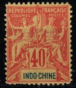 Indochina #16 Unused Fournier Forgery