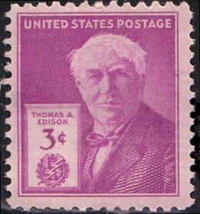 Scott 945 Thomas Edison MNH