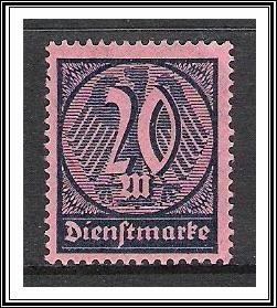 Germany #O19 Official MNH 
