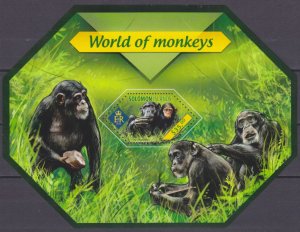 2014 Solomon Islands 2681/B317 Fauna - Monkeys 12,00 €