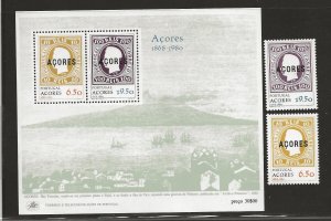 AZORES SC# 314-15a   FVF/MNH