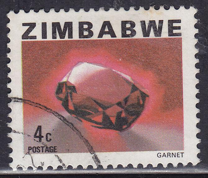 Zimbabwe 416 USED 1980 Garnet