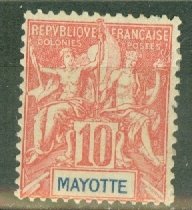 B: Mayotte 6 mint CV $75