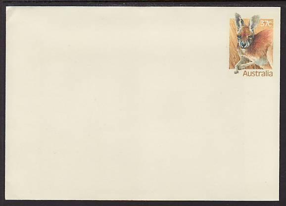 Australia Kangaroo Unused Postal Envelope 